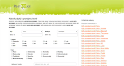Desktop Screenshot of byty-k-pronajmuti-levne.cz